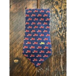 Aviation Theme Silk Neck Tie & Tie Clip